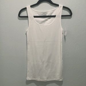 NWT Ann Taylor white tank top